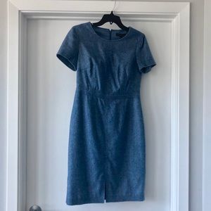 Soft (looks blue-jean-like, but not) Fitted Dress